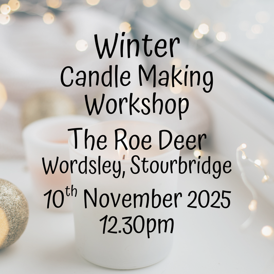 Christmas Candle Making at The Roe Deer - 10th November 12.30pm