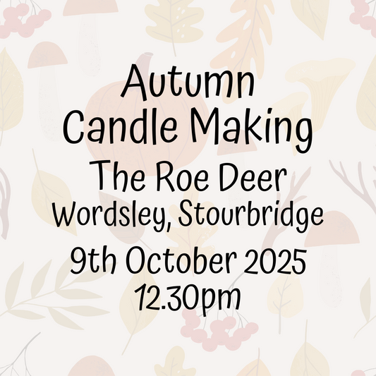 Candle Making Workshop - 9th October 12.30pm