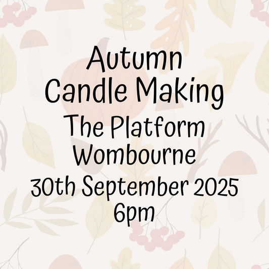 Candle Making Workshop - 30th September 6.00pm