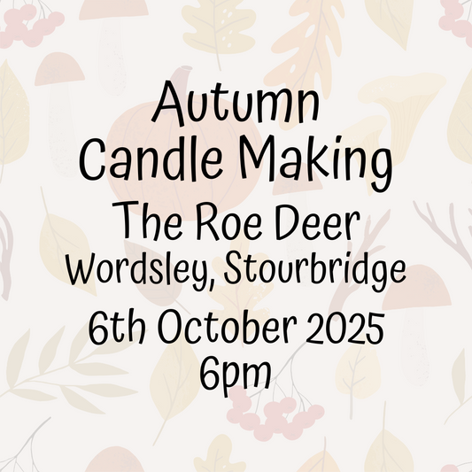 Candle Making Workshop - 6th October 6.00pm