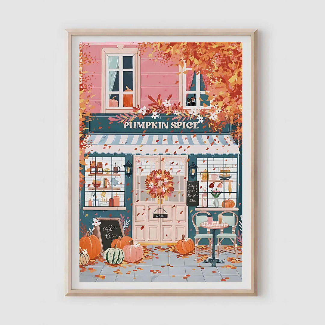 Pumpkin Spice Cafe Print