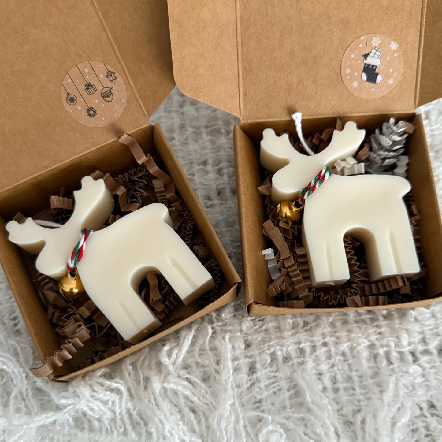 Baby Reindeer Candle Gift Box