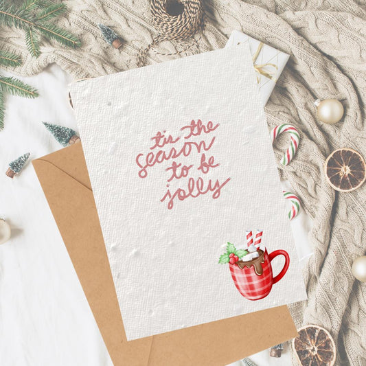 Tis the Season…Christmas Plantable Seeded Card,