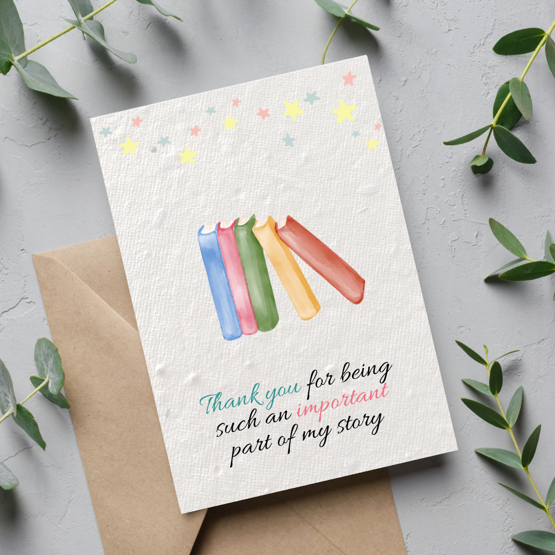 Personalised Thank You Nursery Card