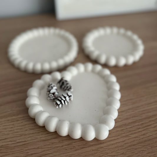 Heart Bobble Candle Tray | Coaster