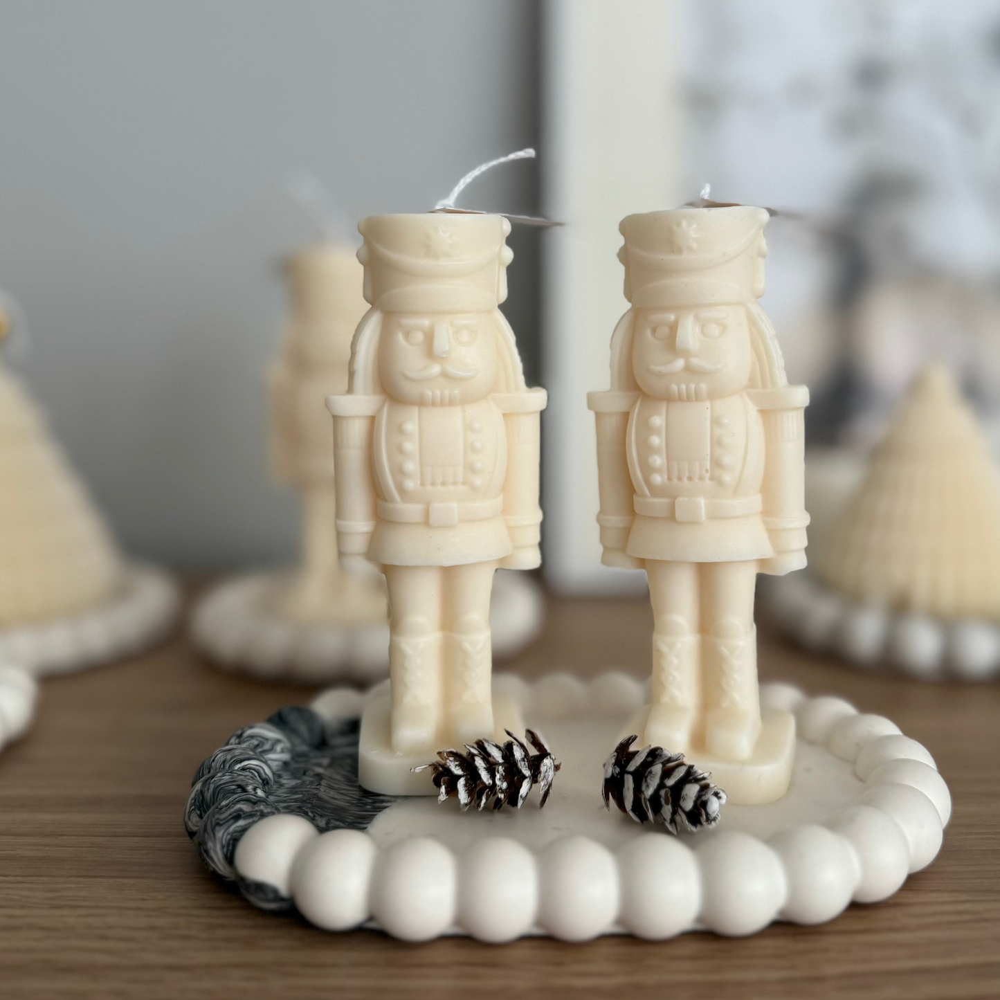 Nutcracker Christmas Candle