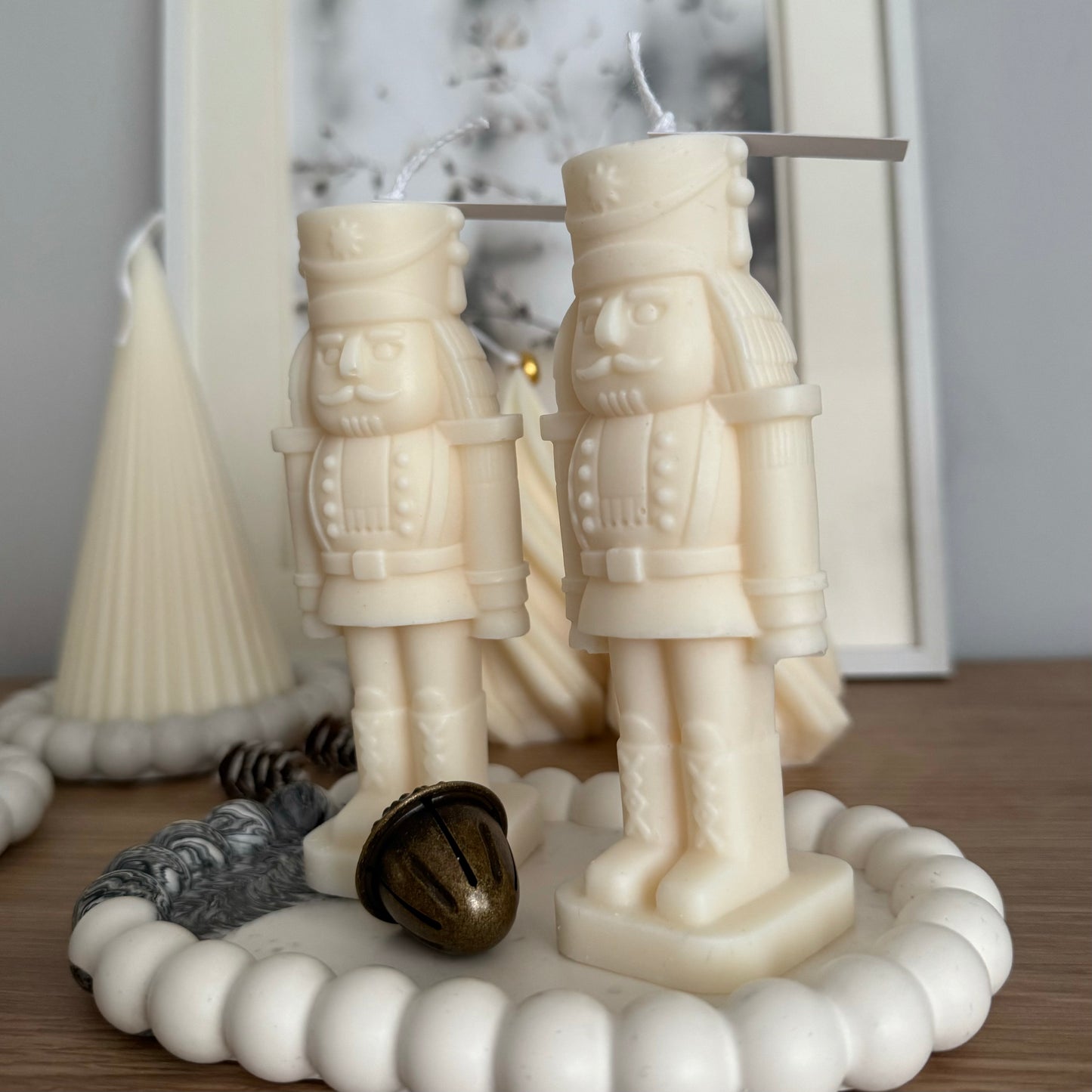 Nutcracker Christmas Candle