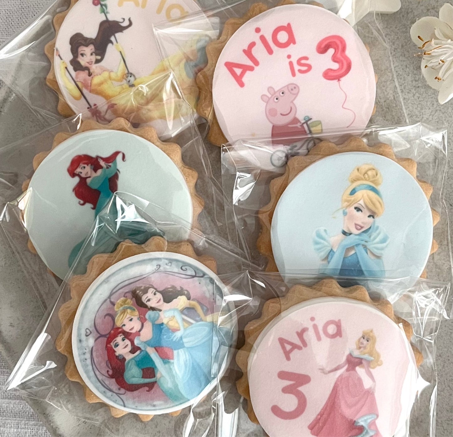 Disney Princesses Party Biscuits