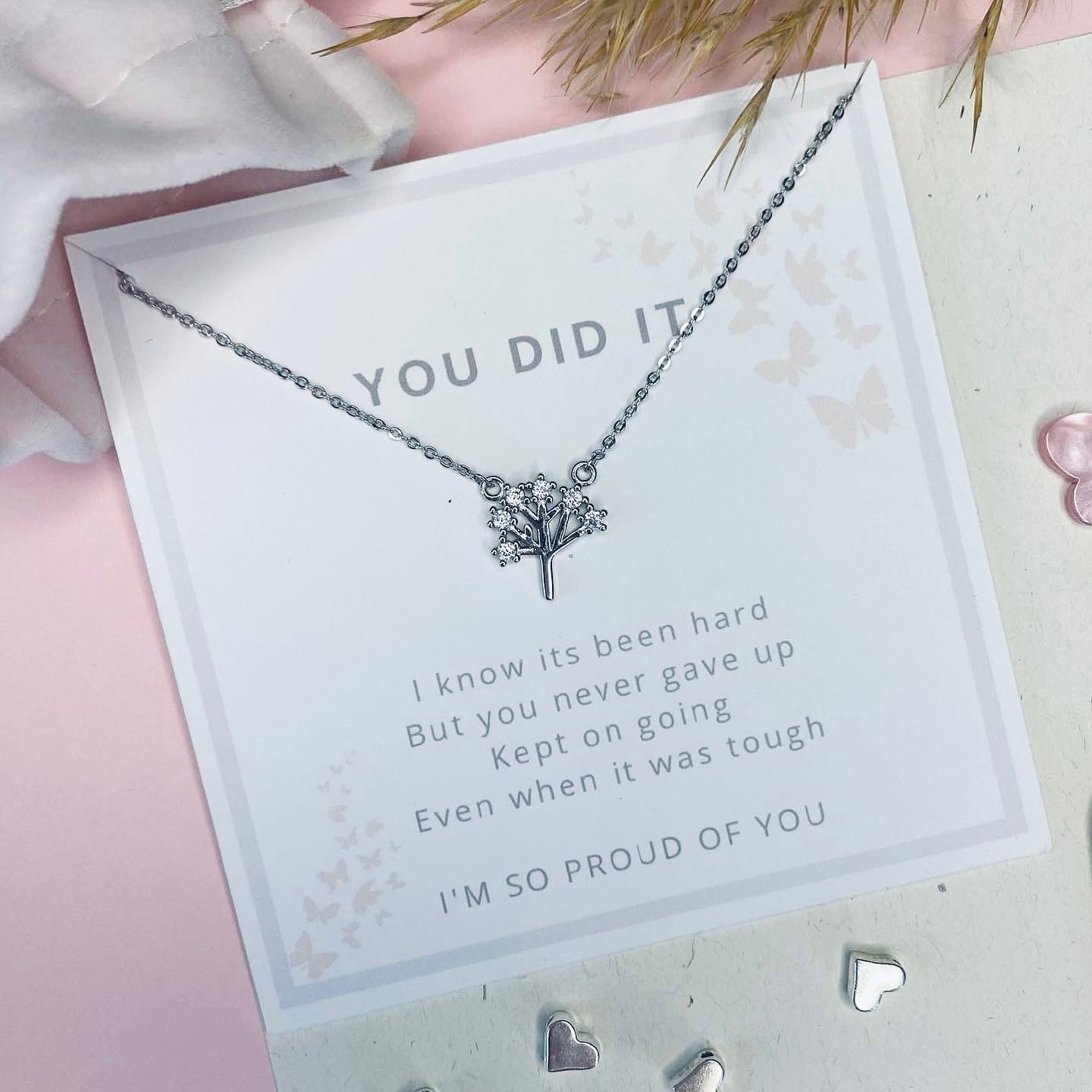 “You Did It” Wishing Tree Necklace