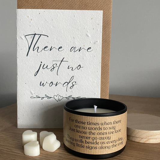 sympathy candle, thinking of you gift, sympathy card, in loving memory gift