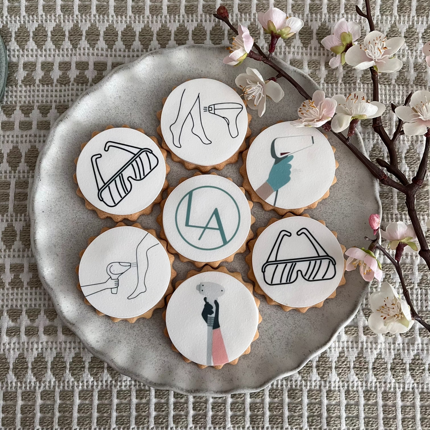 Corporate Logo Branded Biscuits