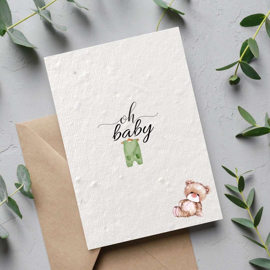 new baby card, baby shower card