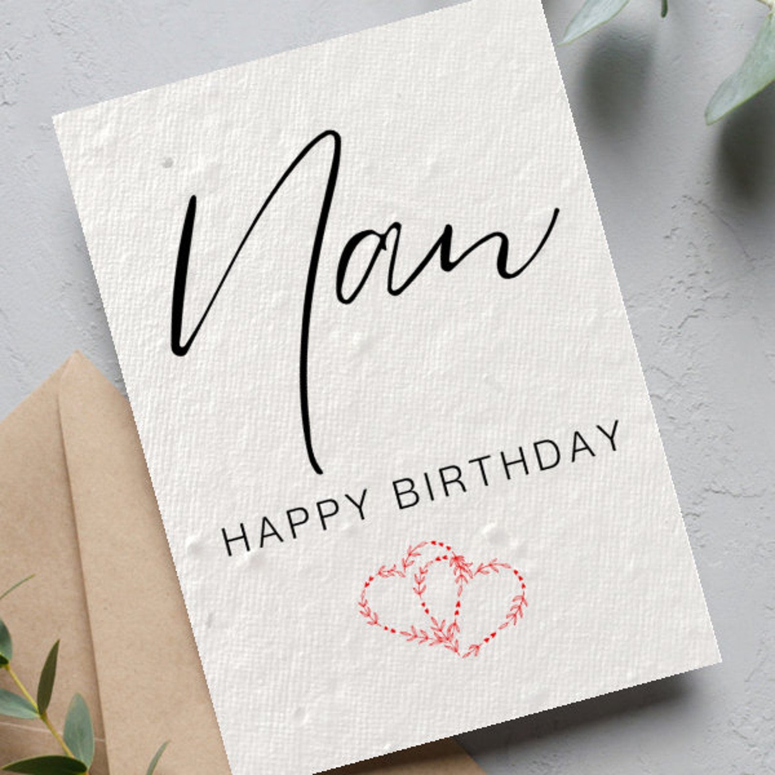 Grandma Birthday Card | Birthday Card to Grandma | Dear Emily Designs