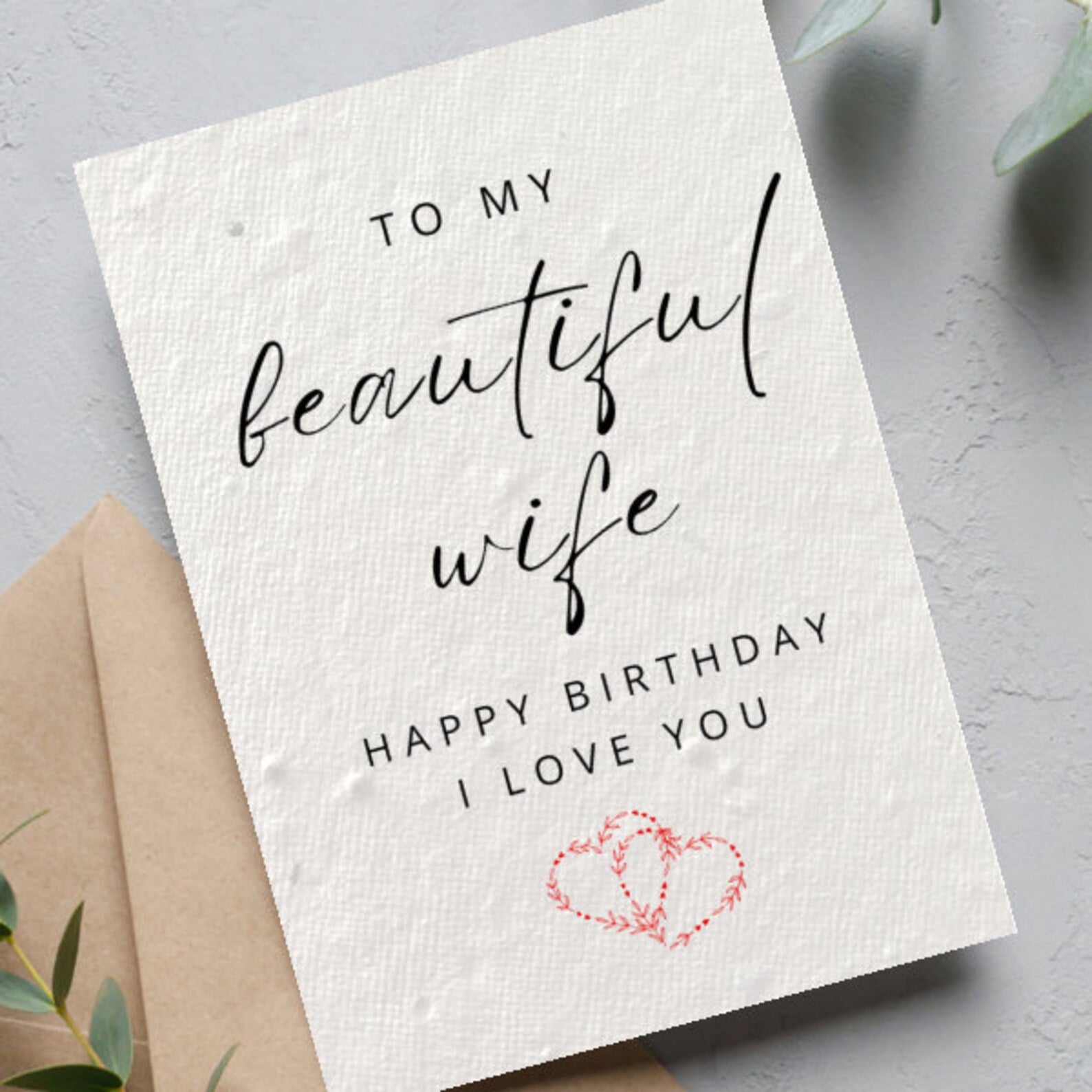 Wife Birthday Card | Birthday Cards for Wife | Dear Emily Designs